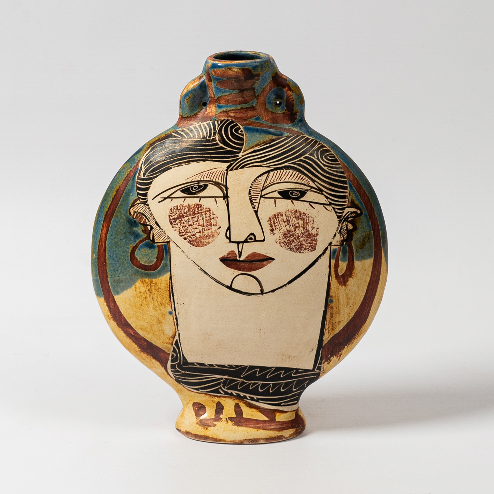 Lenticular vertical una boca asas